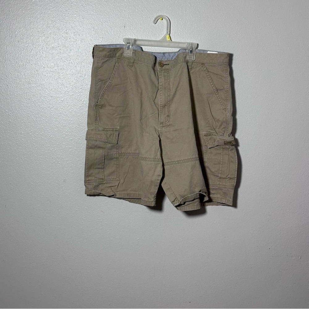 Wrangler Men Tan Khaki Cargo‎ Shorts Size 40